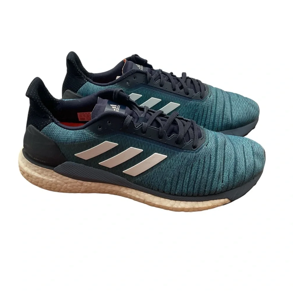 Adidas Men's Teal and Navy Athletic Shoes 11.5‎